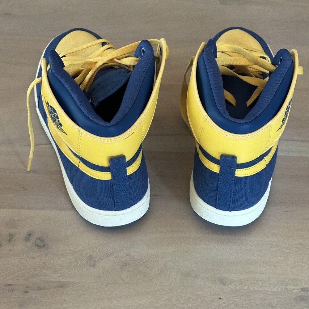 Nike Jordan 1 Retro AJKO - True Blue/Topaz Gold - Men's 10.5 - Picture 4 of 5